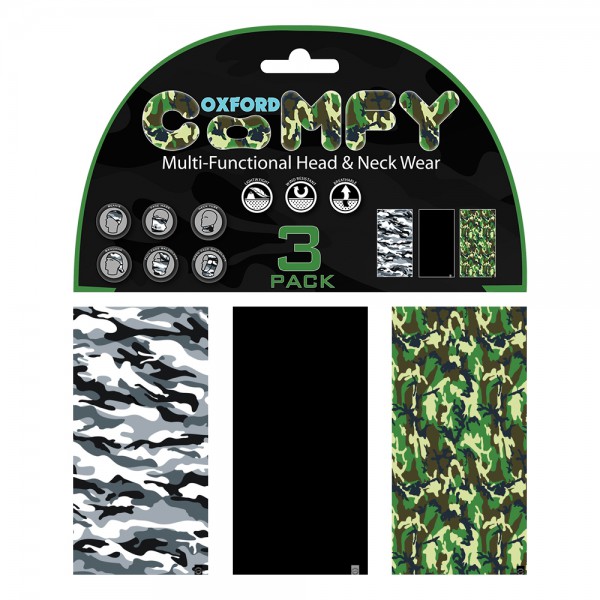 Oxford Oxford Comfy Camo 3 Pack